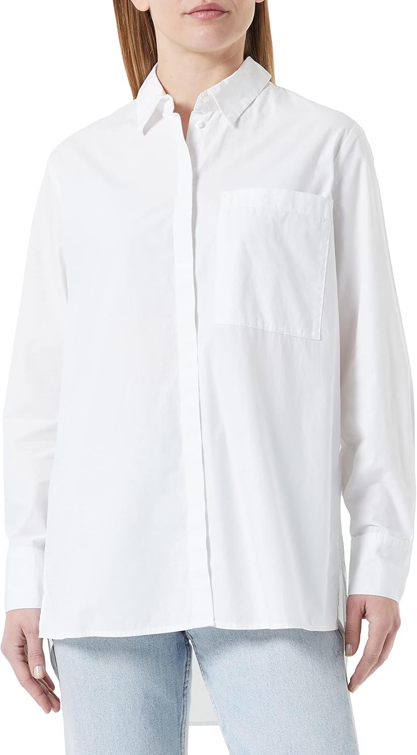 s.Oliver Damen Blusen Langarm 38 Creme 0210, 38 Creme 0210