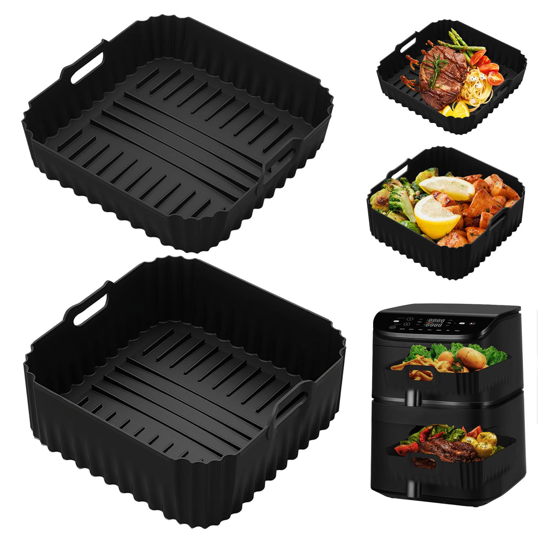 Heissluftfritteuse Silikonform Zubehör für COSORI Turbo Tower Pro, Airfryer Silikonform für COSORI T
