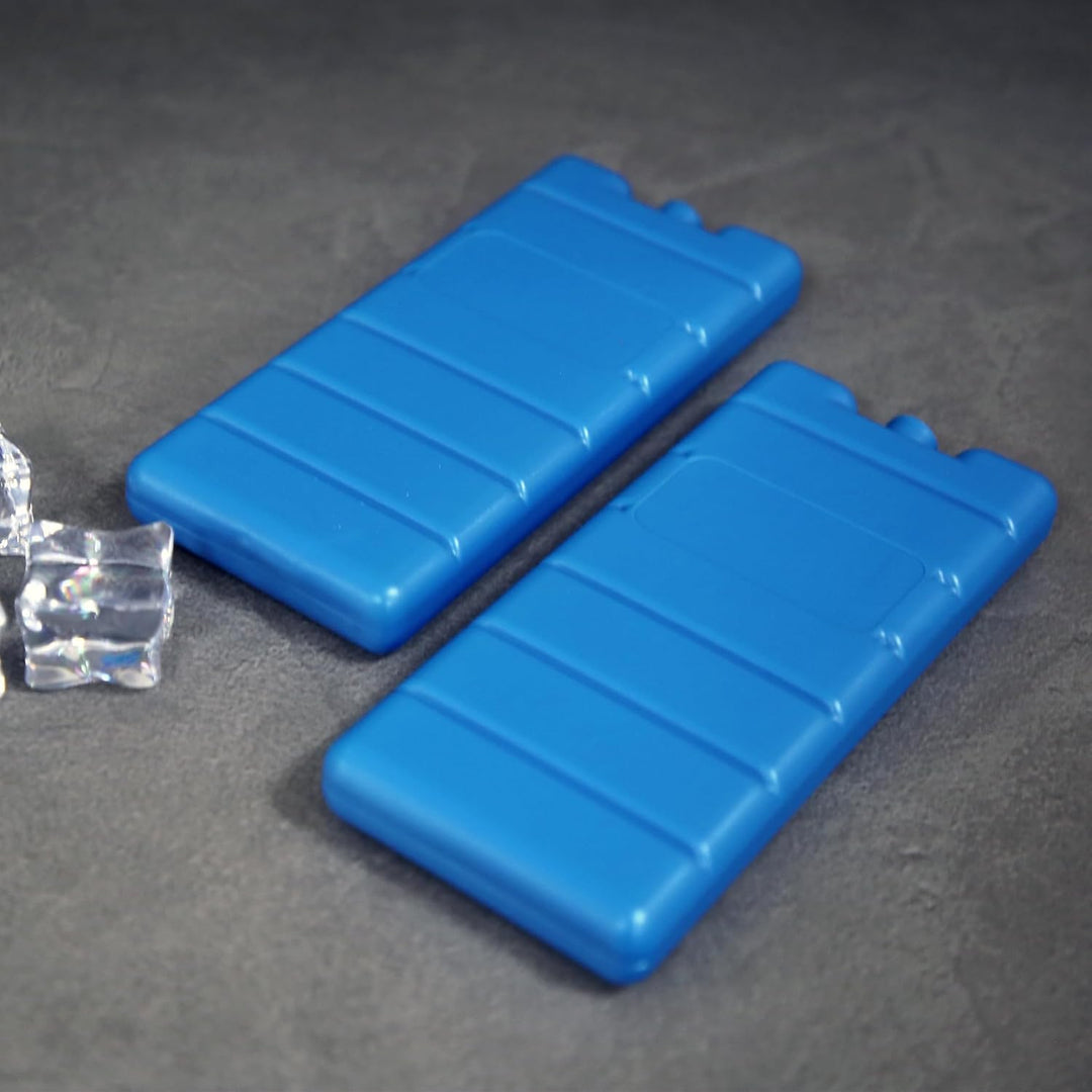 2-30 Kühlakkus für Kühltasche 12h Lange Kühlung | ca. 200 g je Kühlakku | ca. 7,4 x 16,7 x 2,1 cm |