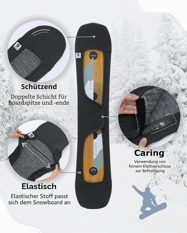 MONS Snowboard-Schutzhülle mit offener Bindung, M