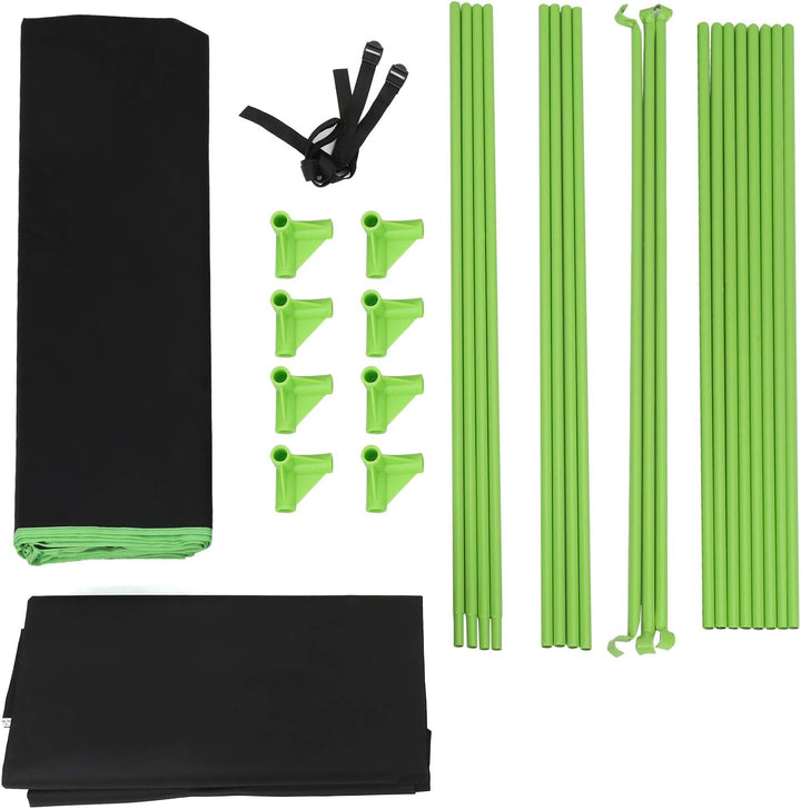 Growzelt, 100x100x200cm Grow Tent, 600D Oxford Grow Schrank, Lichtdicht und Wasserdicht Growschrank