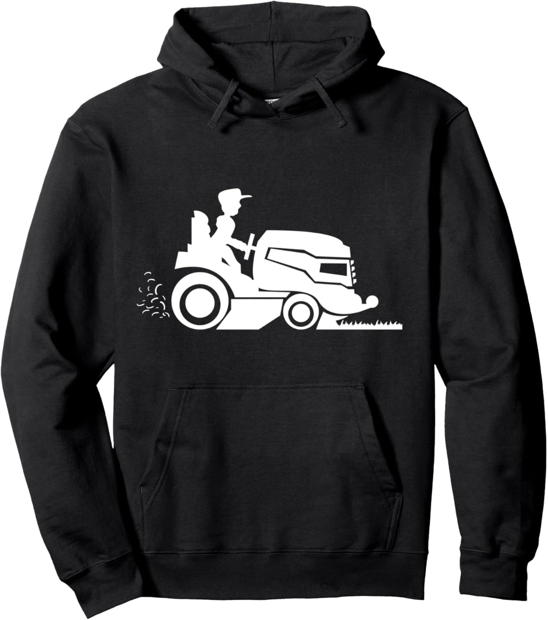 Rasenmäher Rasenmähen Gärtner Garten Gras Mähen Fun Humor Pullover Hoodie