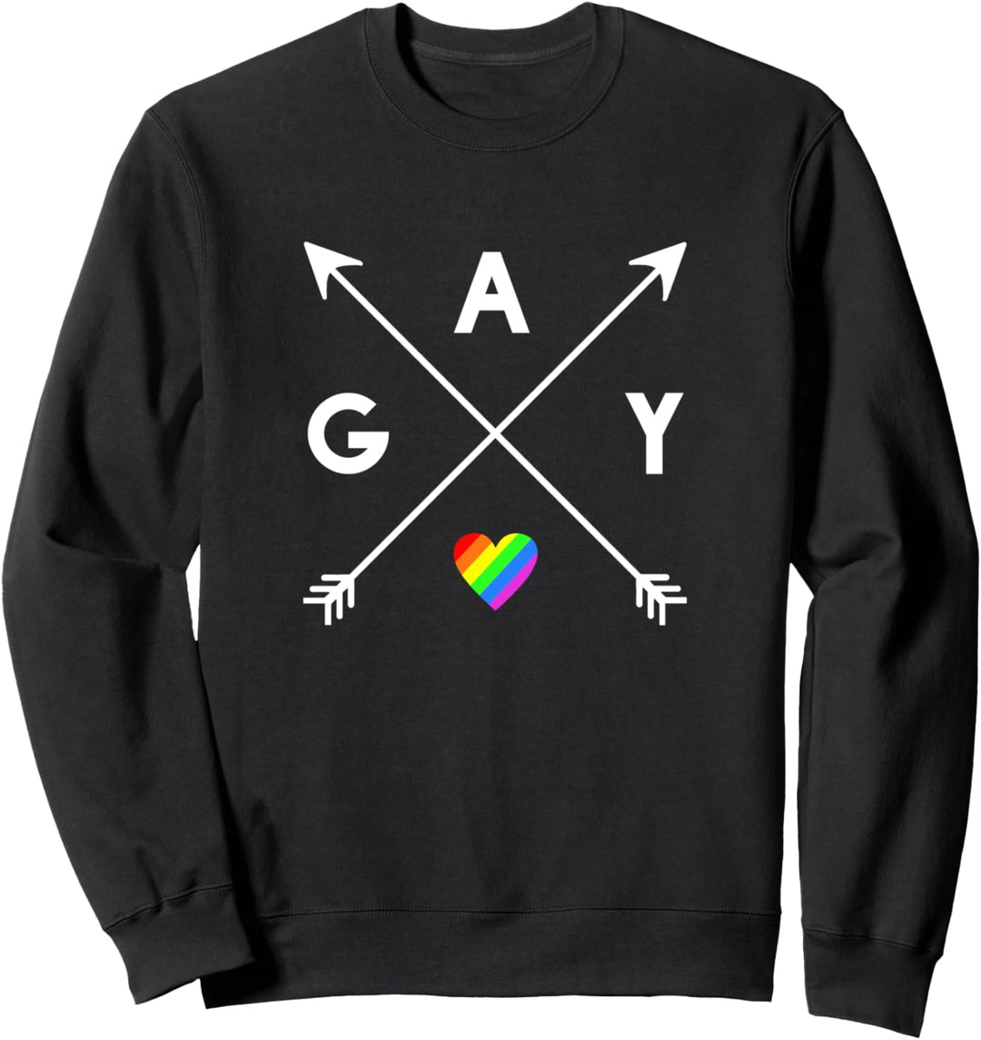 GAY Regenbogen Herz - LGBT CSD Sweatshirt