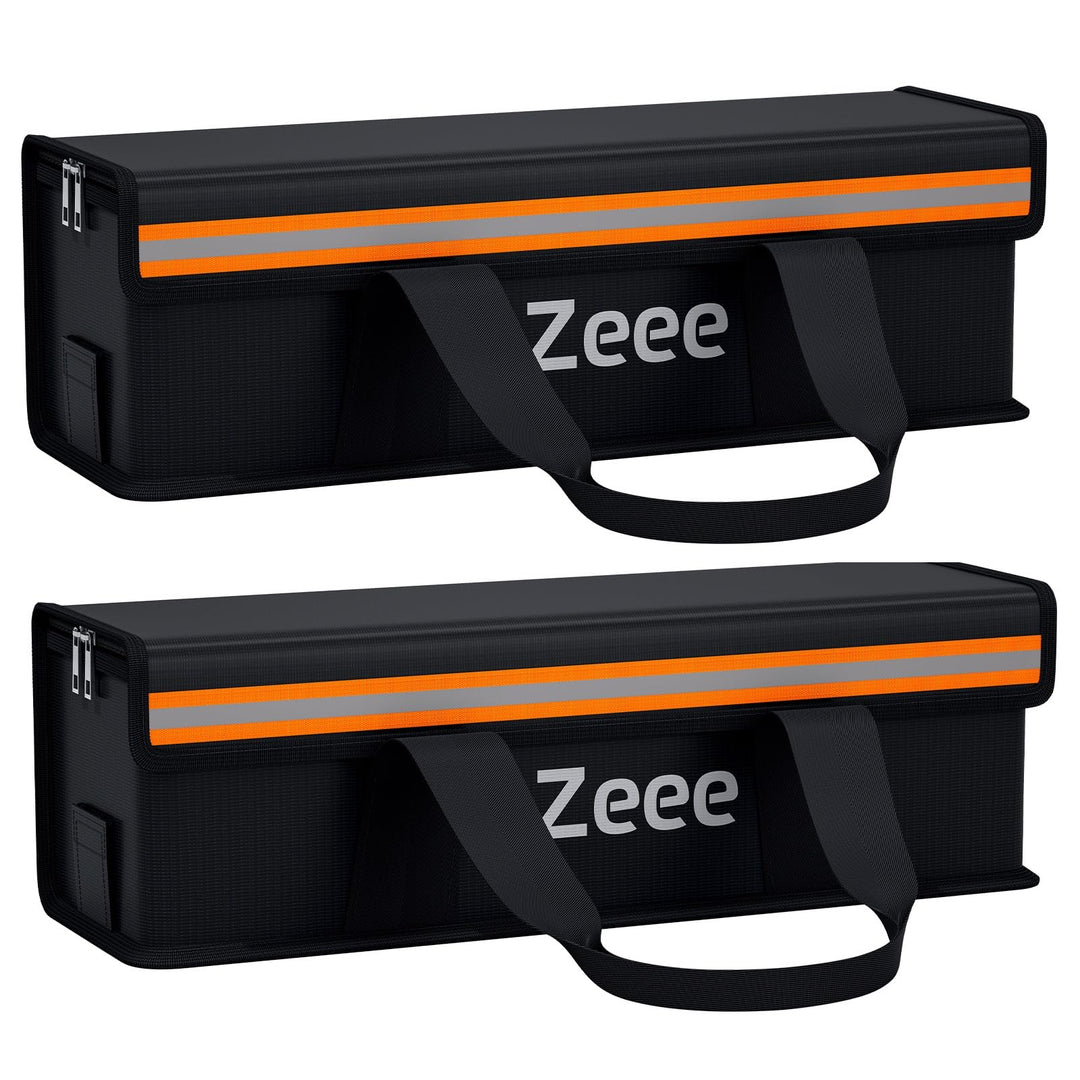 Zeee E-Bike Akku Tasche Feuerfeste Explosionsgeschützte Tasche Lipo Safe Bag für grosse Akkus, gross
