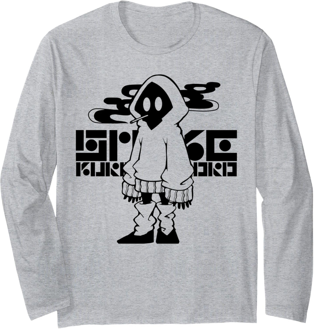 nog-T-0005-Zigarettenweiss Langarmshirt