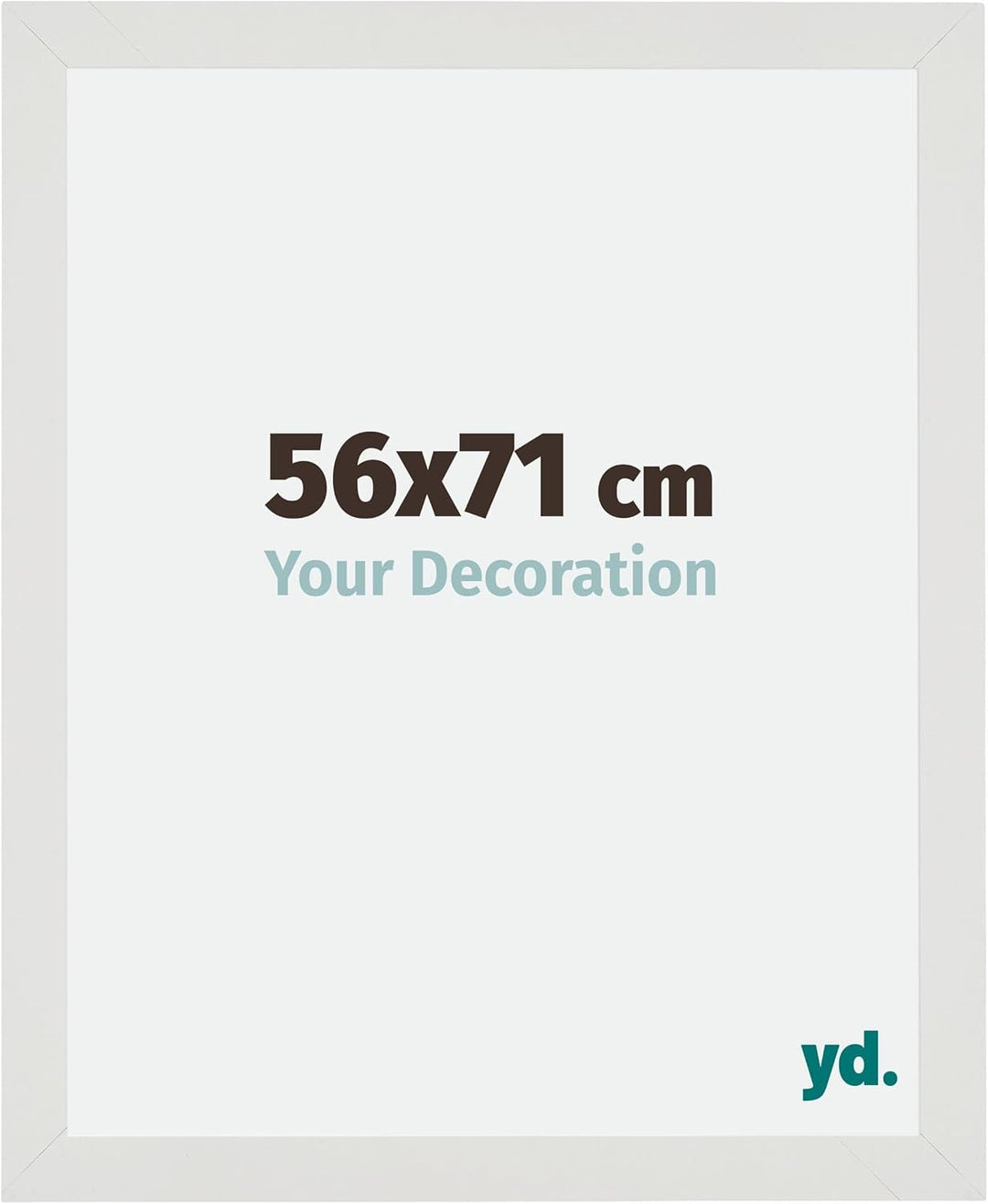 yd. Your Decoration - Bilderrahmen 56x71 cm - Bilderrahmen aus MDF mit Acrylglas - Antireflex - Ausg