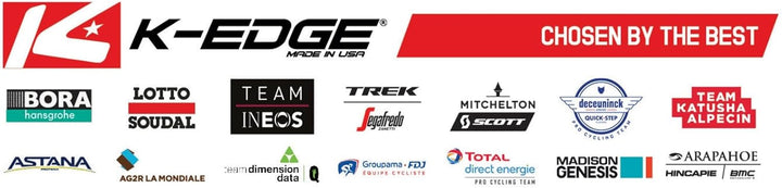 K-Edge Unisex – Erwachsene GO Big GoPro Halterungen, Black Anodize, One Size