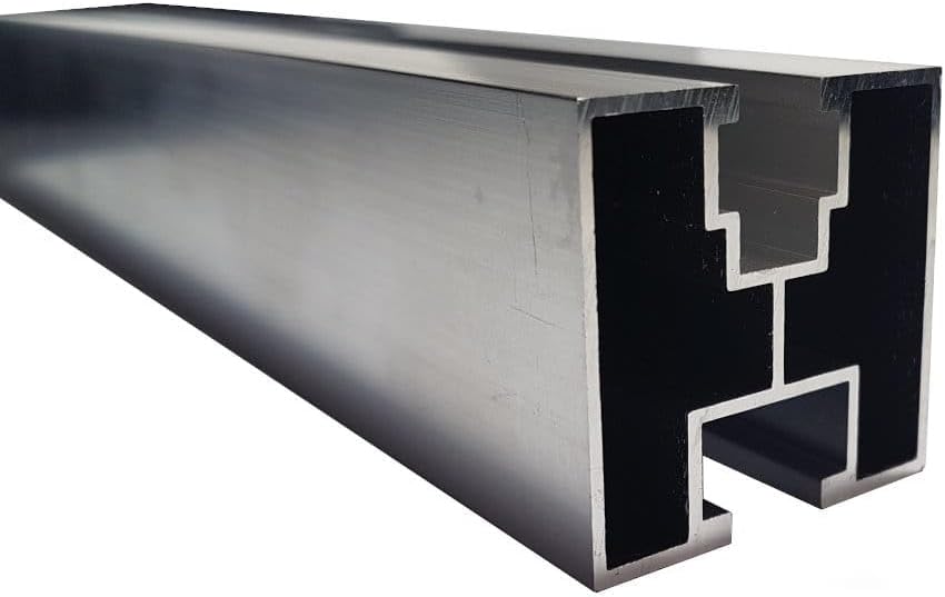 STOFFTEX Solar Schiene Solarschiene Solarprofil Montageschiene 200cm 2m Aluminiumprofil 0% §12Abs.3U