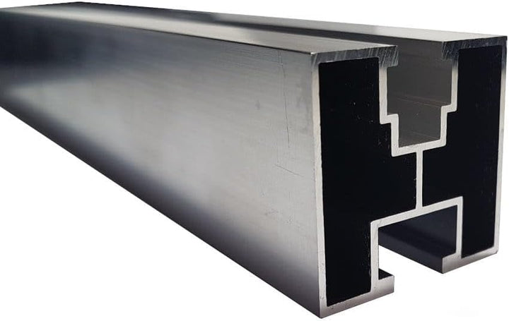 STOFFTEX Solar Schiene Solarschiene Solarprofil Montageschiene 200cm 2m Aluminiumprofil 0% §12Abs.3U