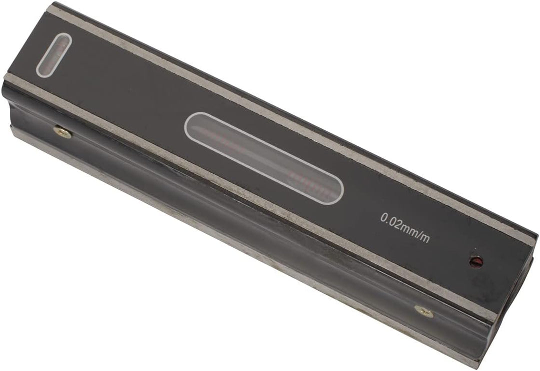 OPTIMUM Maschinenwasserwaage/Wasserwaage (Genauigkeit 0,02 mm/m, Längs- und Querlibelle, Wärmeschutz