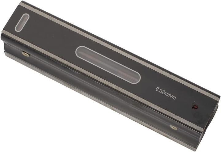 OPTIMUM Maschinenwasserwaage/Wasserwaage (Genauigkeit 0,02 mm/m, Längs- und Querlibelle, Wärmeschutz