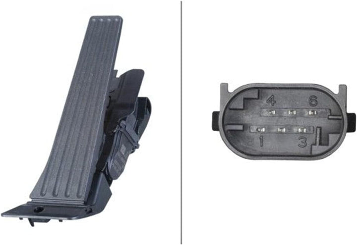 HELLA 6PV 010 946-281 Sensor, Fahrpedalstellung - für Linkslenker - Schaltgetriebe