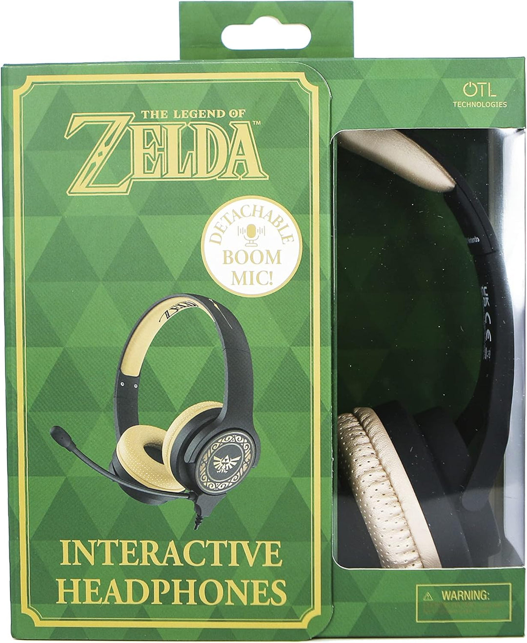 OTL Technologies Zelda interaktiver Kopfhörer, mit Mikorfon & Kabel, für Kinder (offizielles Lizenzp