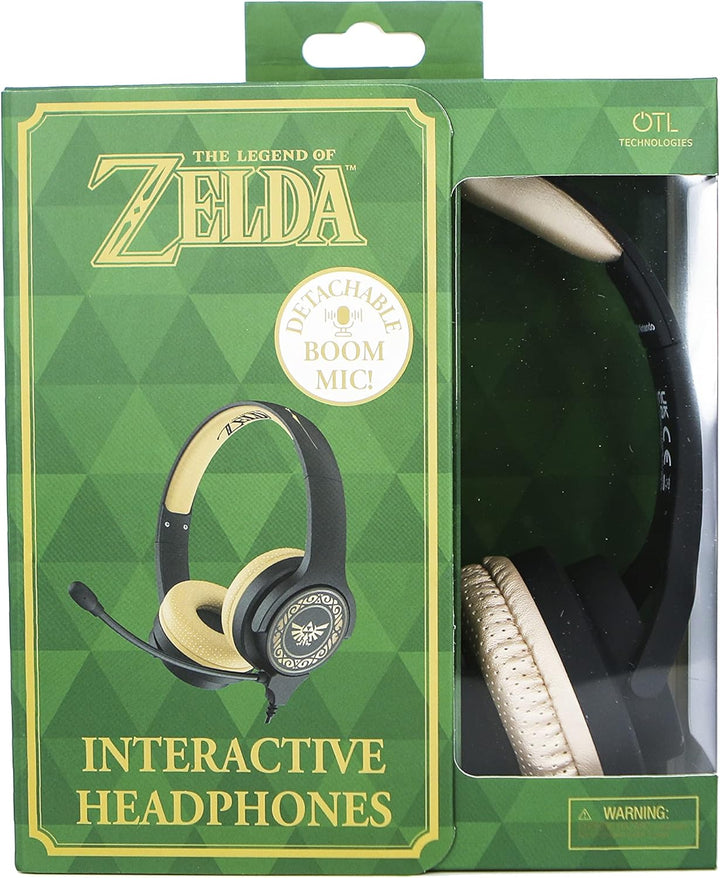 OTL Technologies Zelda interaktiver Kopfhörer, mit Mikorfon & Kabel, für Kinder (offizielles Lizenzp