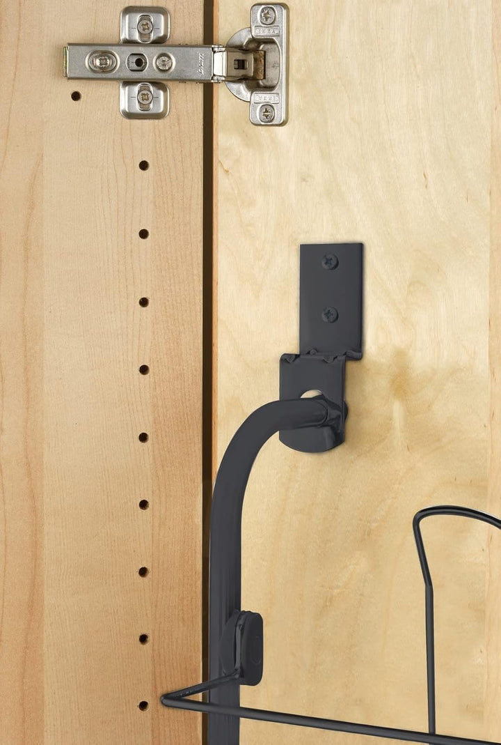 WENKO Tür-Schuhregal, 6 Ablagen für bis zu 18 Paar Schuhe, Zum Einhängen an die Tür, Pulverbeschicht