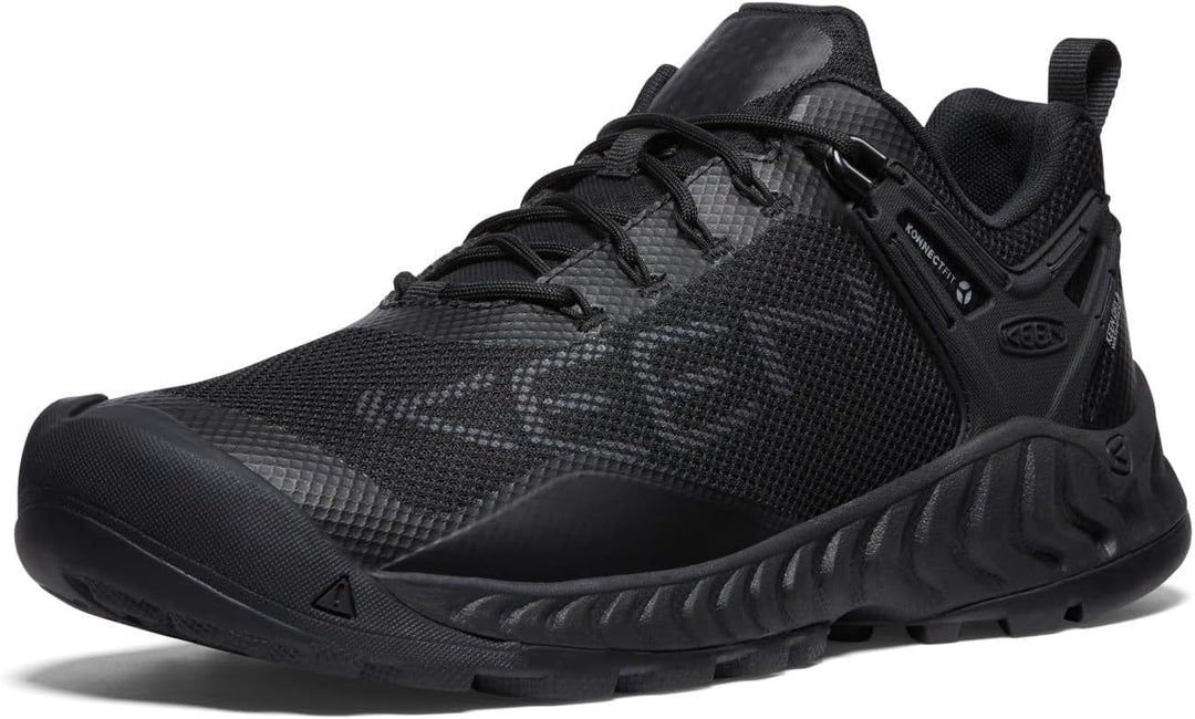KEEN Herren Nxis Evo Waterproof Wanderschuhe 43 EU 3 X Schwarz, 43 EU 3 X Schwarz