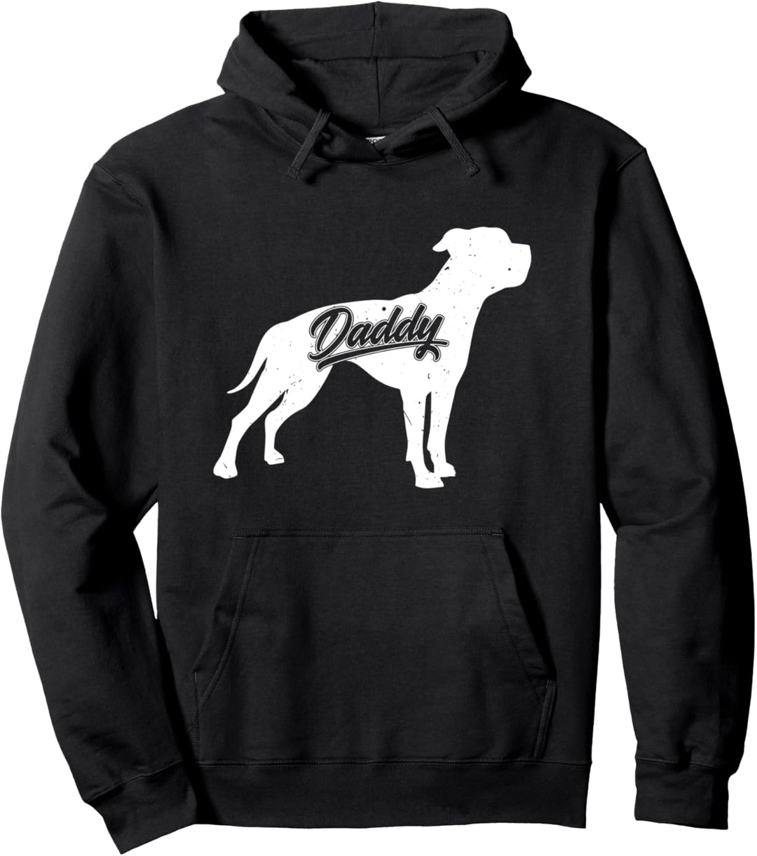 American Bulldog Daddy - Papa Fathers of American Bulldog Pullover Hoodie