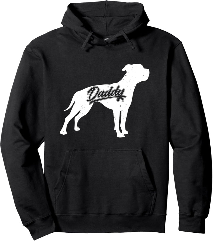 American Bulldog Daddy - Papa Fathers of American Bulldog Pullover Hoodie
