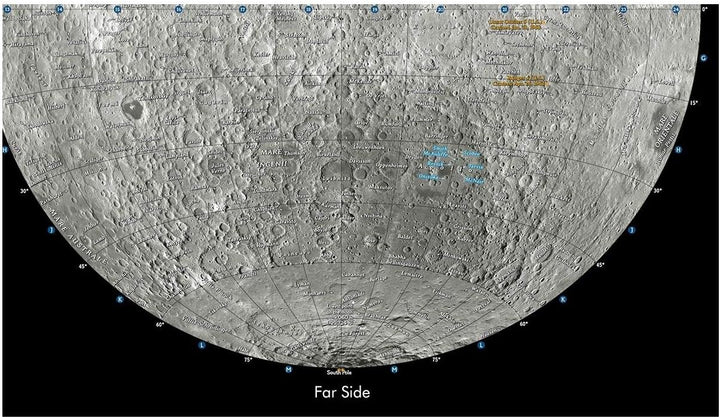 The Moon: National Geographich Globus Mond White, White
