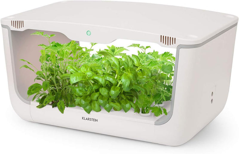 Klarstein GrowIt Cuisine - Smart Indoor Garden Anzuchtsystem, Hydroponik, bis zu 28 Pflanzen in 25-4