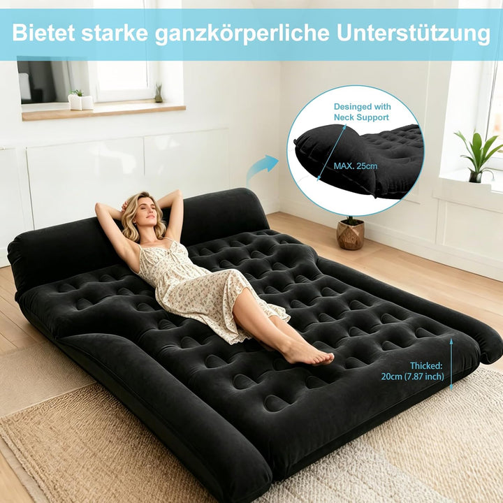 Aufblasbare Auto-Luftmatratze, General Motors Reise Autobett mit Kissen, Limousine Camping Auto Reis