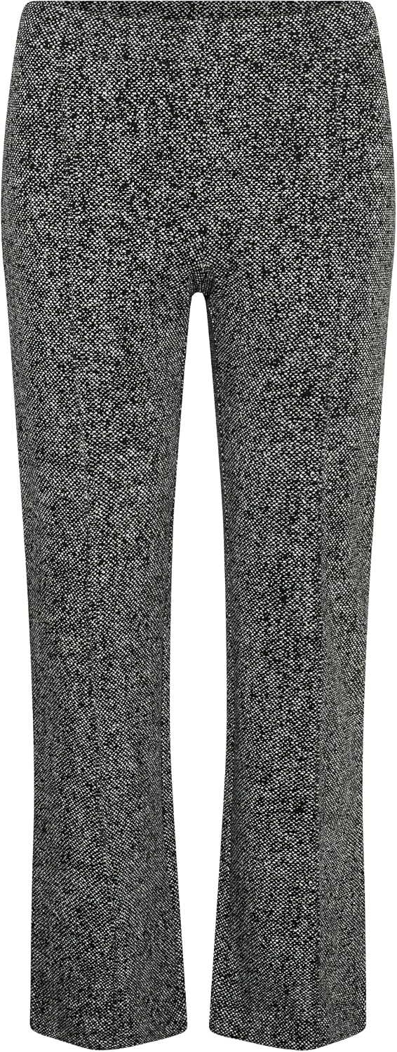 PART TWO Damen Jerseyhose PontasPW Comfort Taile Gerade 34 Salt And Pepper, 34 Salt And Pepper