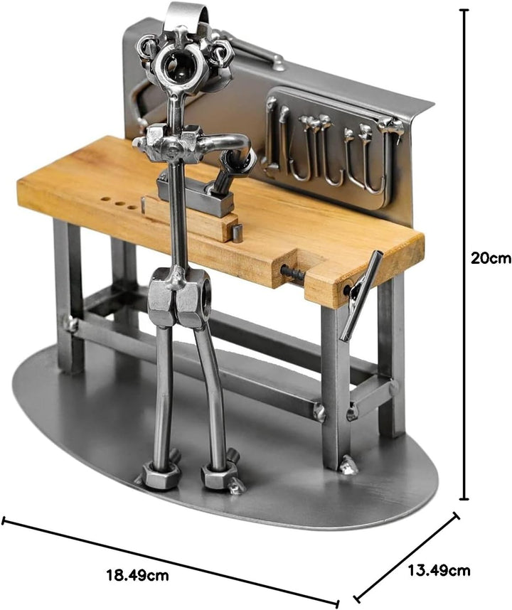 metalman24 Schraubenmännchen Tischler Schreiner I Handarbeit I Geschenkidee I Metallfigur I Metallmä