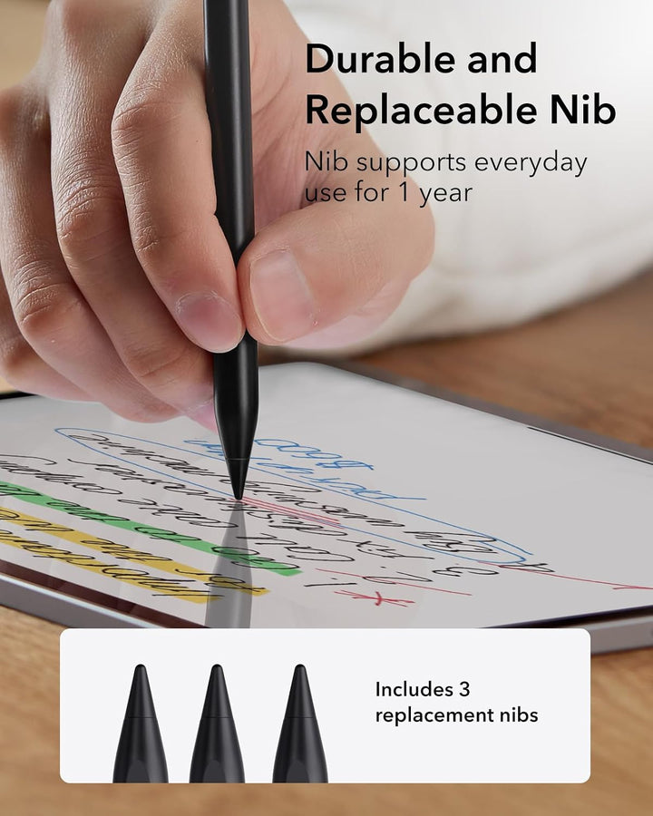 ESR Stift für iPad 2018-2026, Pencil mit Tilt Sensitivity, Palm Rejection | Stift mit Handflächenabw