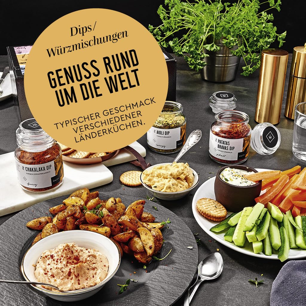 Wajos Patatas Bravas Dip vegan, Doppelpack 2x 90g: pikanter Dip &amp; leckere Alternative zum Pommes Gew