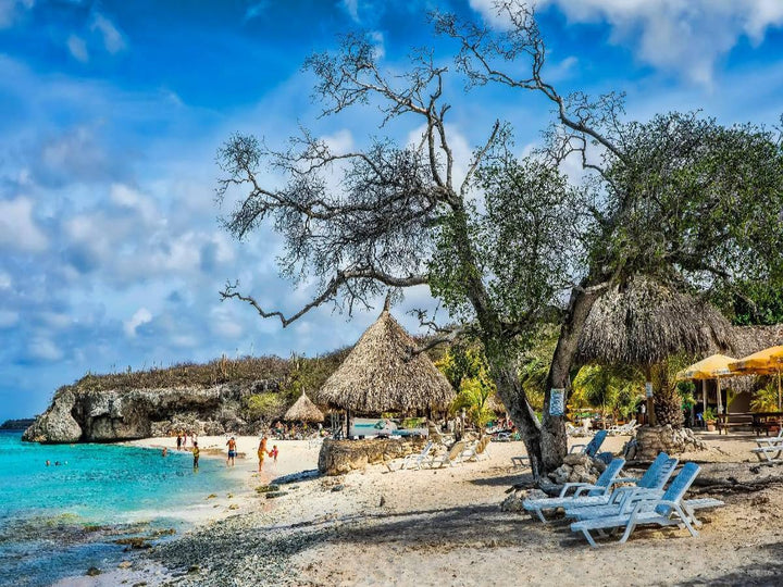 CALVENDO Puzzle Curaçao - Bunte Insel in der Karibik 1000 Teile Lege-Grösse 64 x 48 cm Foto-Puzzle B