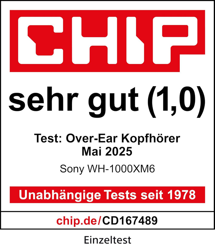 Sony WH-1000XM6 Flagship Noise Cancelling Over-Ear Wireless Kopfhörer, Signature Hi-Res Sound, ultim