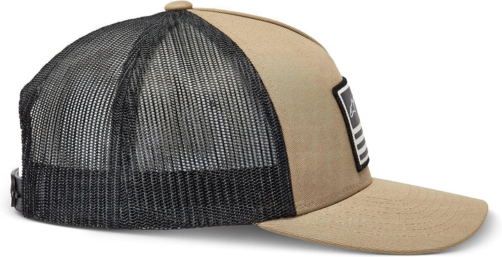 Alpinestars Flag Snapback Hat Baseballkappe Herren Trucker mit hinten Schnappverschluss