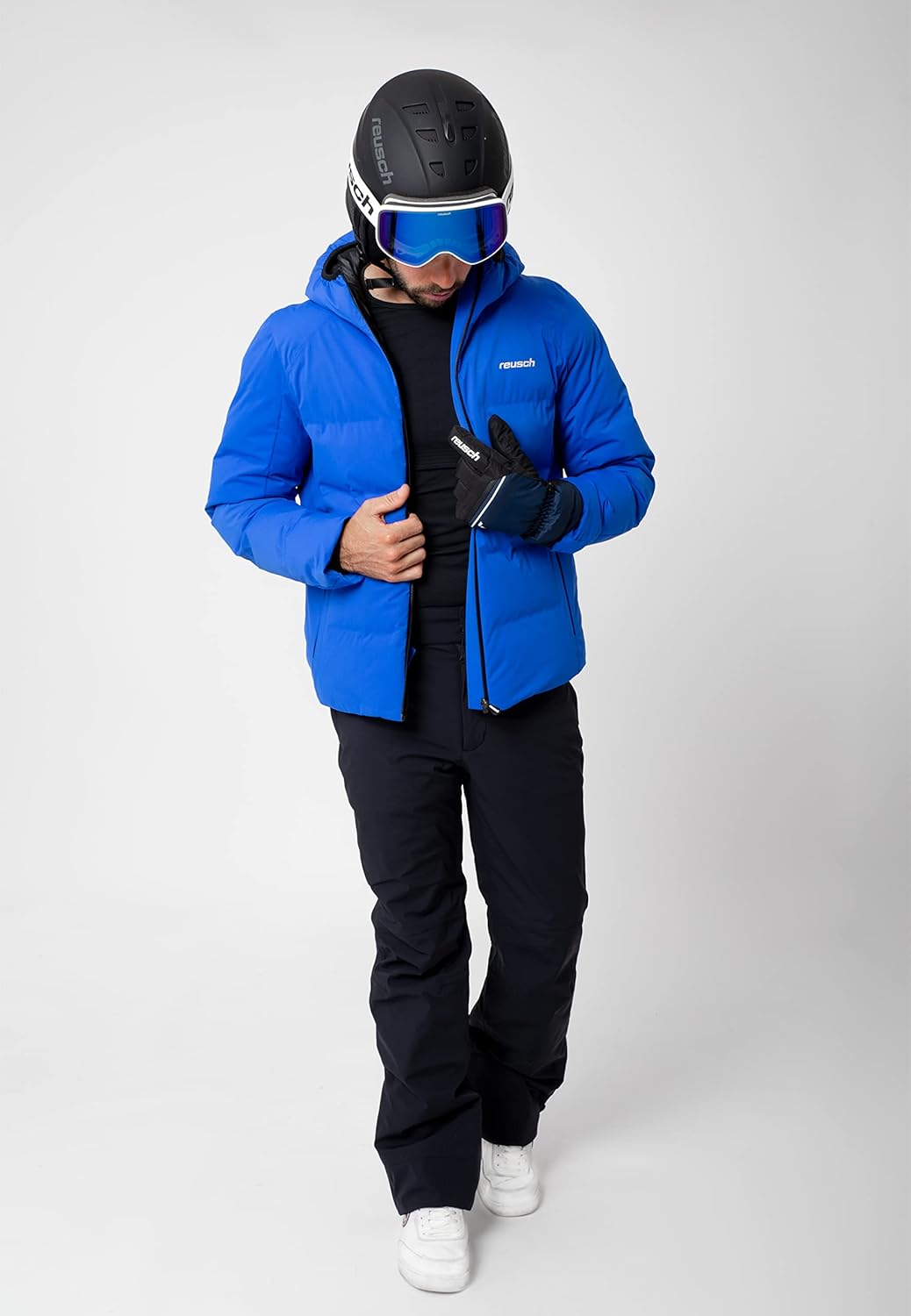 Reusch Herren Snow King Garantiert Winddichte und Extra Atmungsaktive Skihandschuhe Softshellhandsch