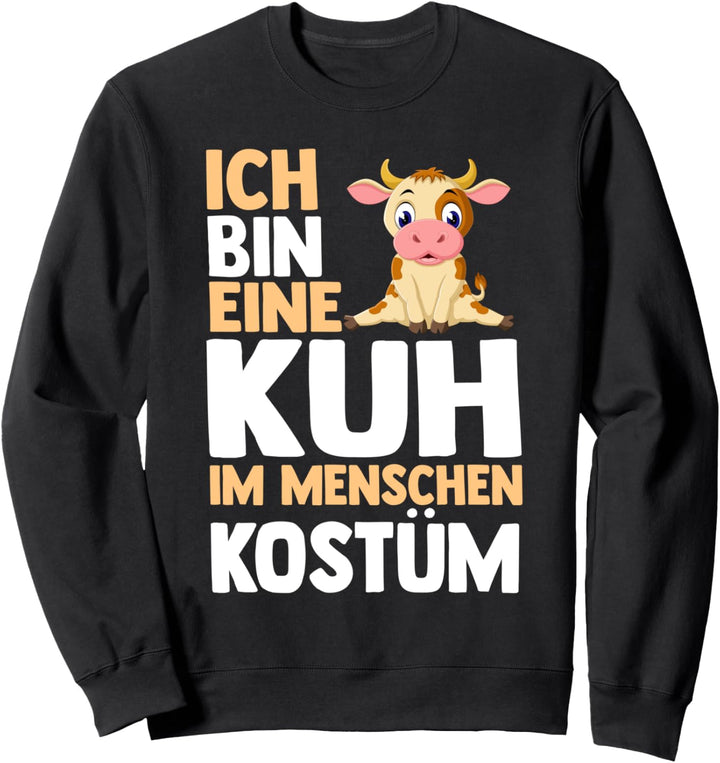 Kühe Kuh Menschen Kostüm Sweatshirt