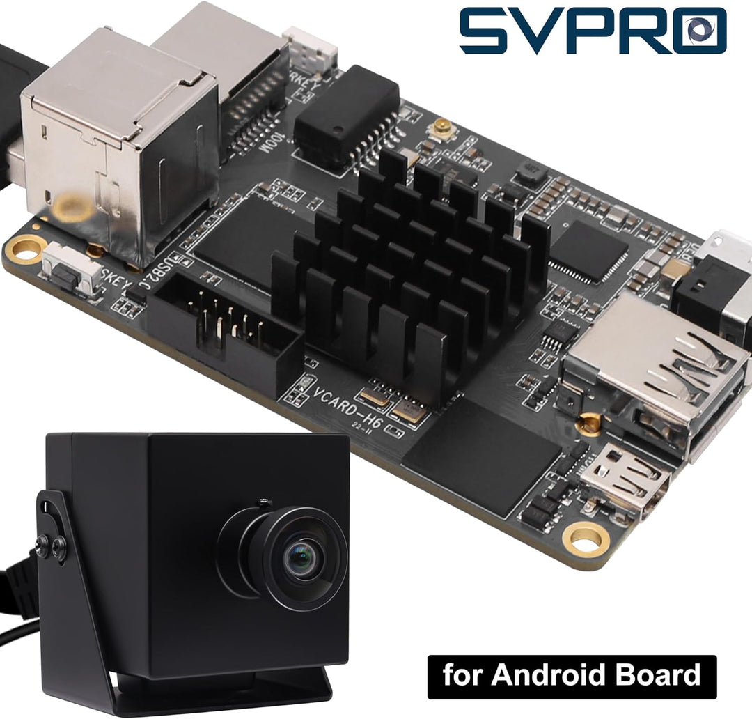 Svpro 4K Webcam HDMI USB Dual Output für Computer/Monitor/Projektor/TV, Weitwinkel Kamera Verzerrung
