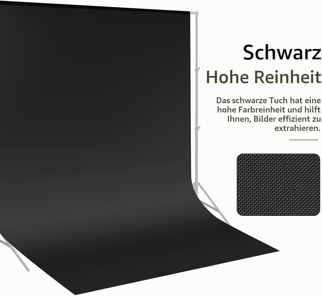 Neewer 3 x 3,6 M PRO Photo Studio Premium Polyester Faltbarer Hintergrund Hintergrund für Fotografie