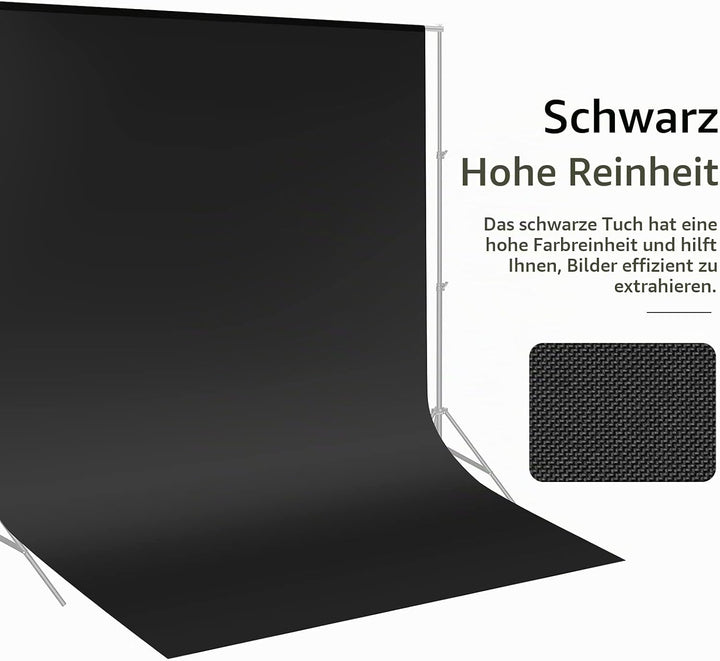 Neewer 3 x 3,6 M PRO Photo Studio Premium Polyester Faltbarer Hintergrund Hintergrund für Fotografie