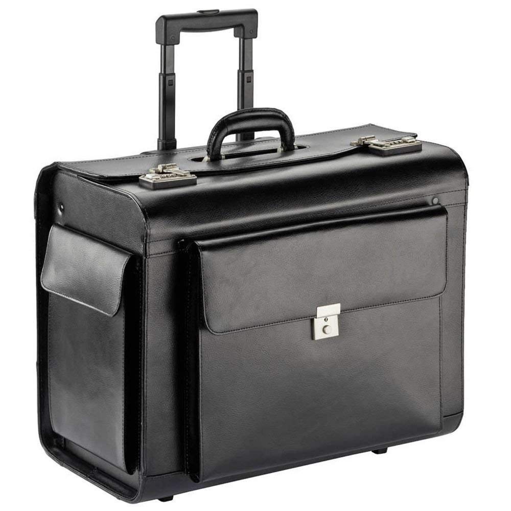 Pilotenkoffer Businesstrolley 49.5 cm schwarz