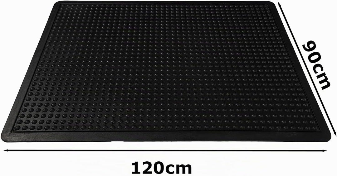 ANRO Anti-Ermüdungsmatte 90x120cm Arbeitsplatzmatte Ergonomische Stehmatte Gummimatte Noppen Bubble