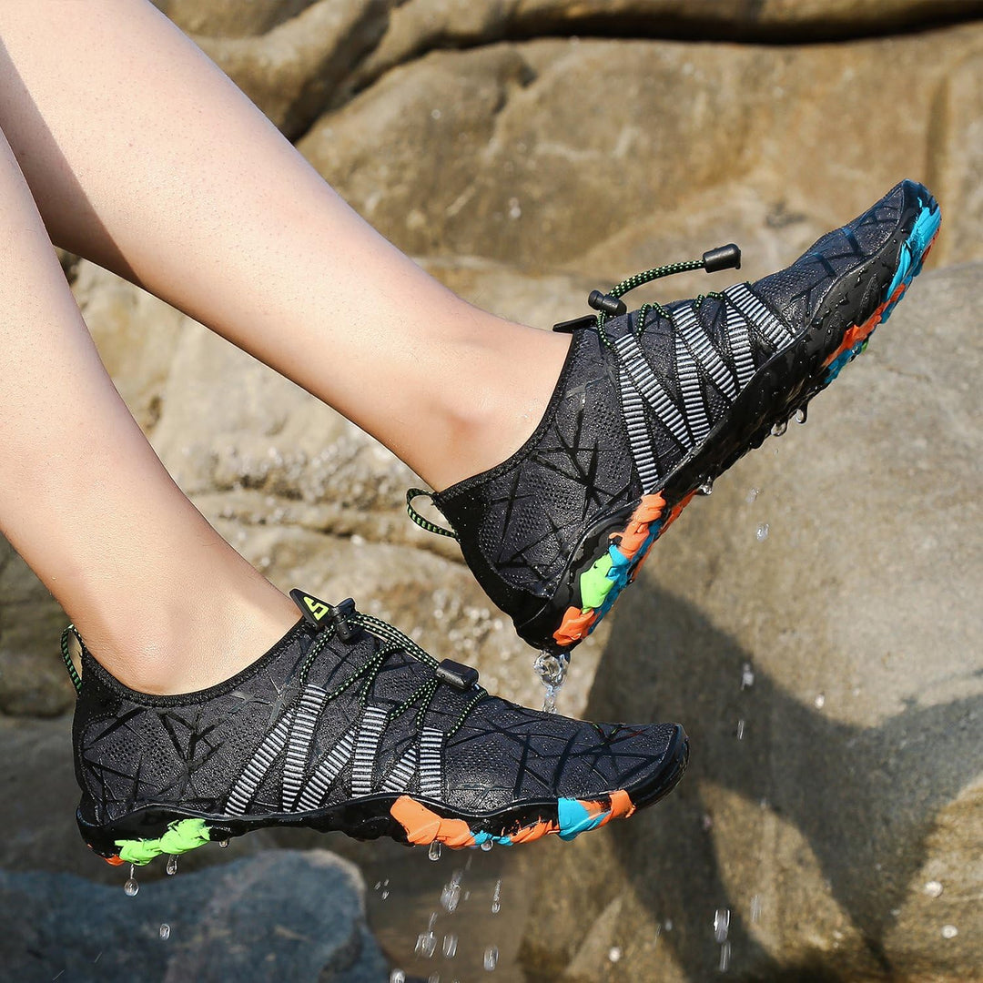 SAGUARO Badeschuhe für Herren Damen - 7/9 Drainagelöcher Schnelltrocknende rutschfest, Gr 35-48 39 E