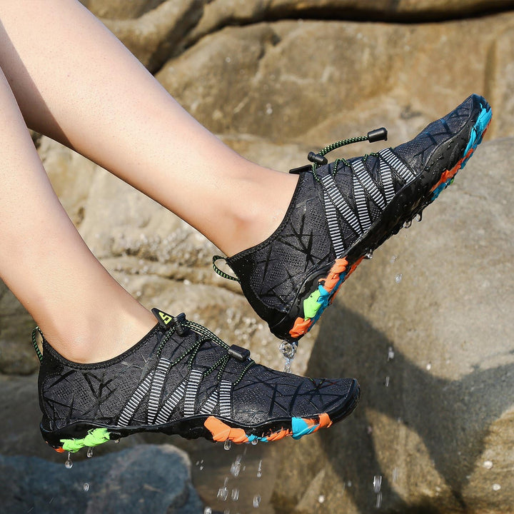 SAGUARO Badeschuhe für Herren Damen - 7/9 Drainagelöcher Schnelltrocknende rutschfest, Gr 35-48 39 E