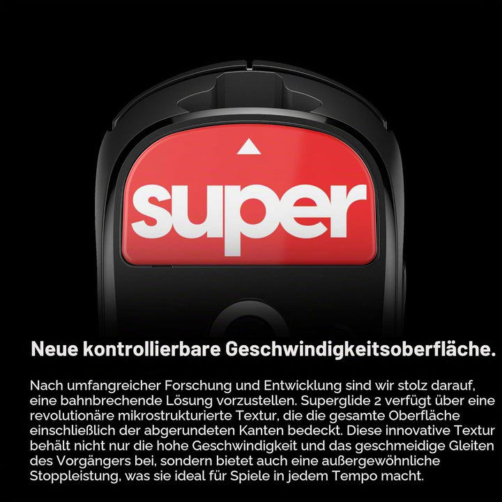 Pulsar Gaming Gears Superglide Mausfüsse für Logitech G Pro X Superlight (Rot, Superglide 2), LGSSGR
