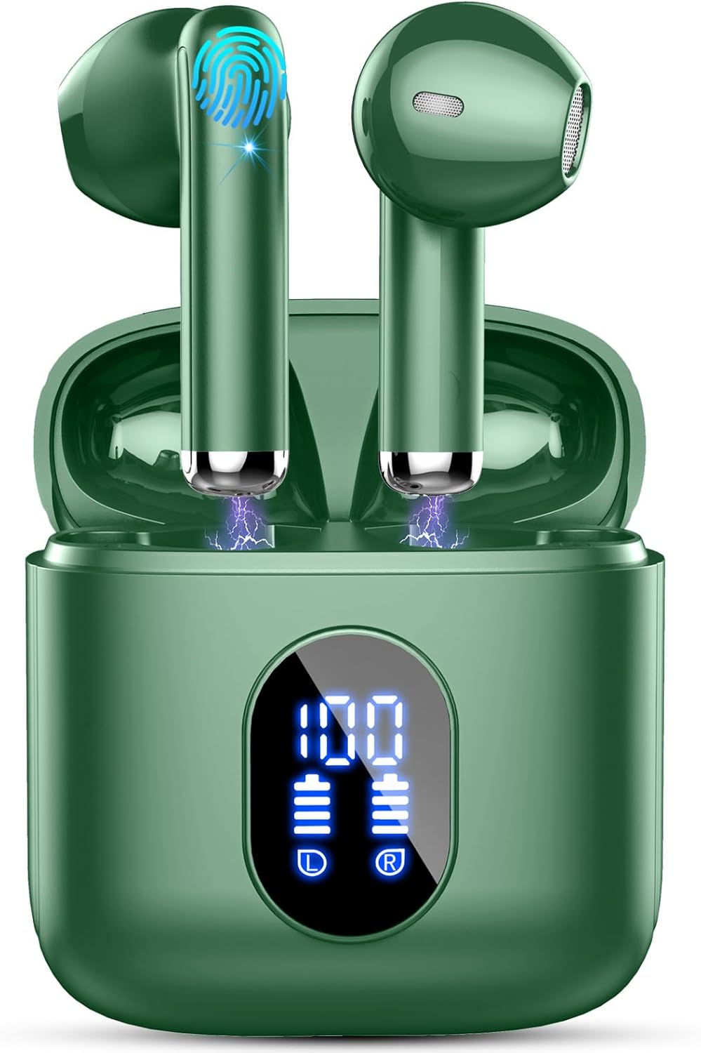 Drsaec Bluetooth 5.4 Kopfhörer, 2025 Neu In Ear Kopfhörer Kabellos Bluetooth 6D Tiefer Bass Kabellos