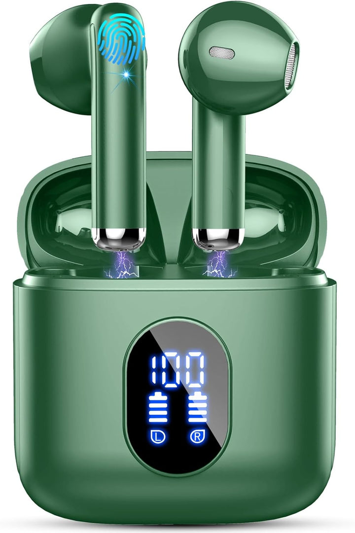Drsaec Bluetooth 5.4 Kopfhörer, 2025 Neu In Ear Kopfhörer Kabellos Bluetooth 6D Tiefer Bass Kabellos