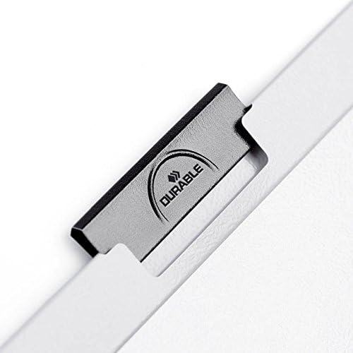 Durable Klemm-Mappe Duraclip Original 30 (für 1-30 Blatt A4), 25 Stück, weiss, 220002 weiss 1 - 30 B
