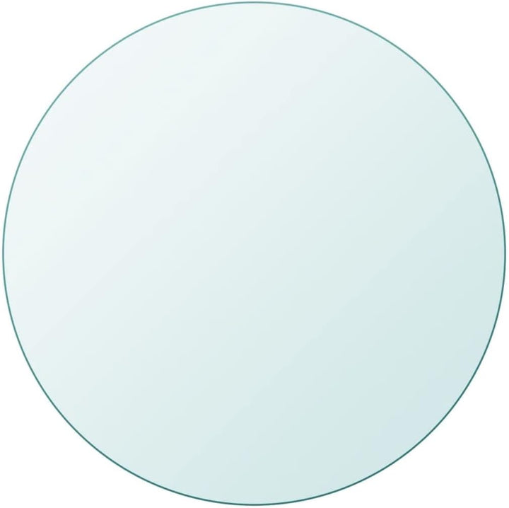 WIFESE 60 cm Tischplatte aus GehäRtetem Glas Couchtisch Esstisch Glasplatte Multiplex Platte Glaspla