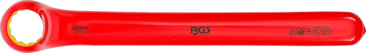 BGS 72022 | VDE-Einringschlüssel | tief gekröpft | SW 22 mm, SW 22 mm