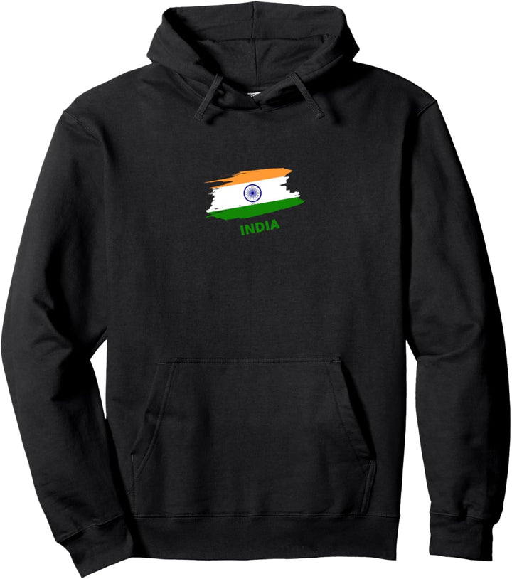 Flagge Indien Pullover Hoodie