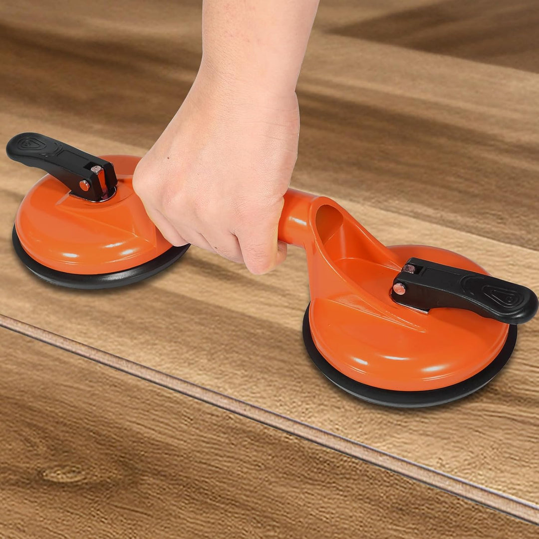 Bodenlückenfixierer für Laminatböden, Reparaturwerkzeug, inklusive robustem Aluminium-Saugnapf und F