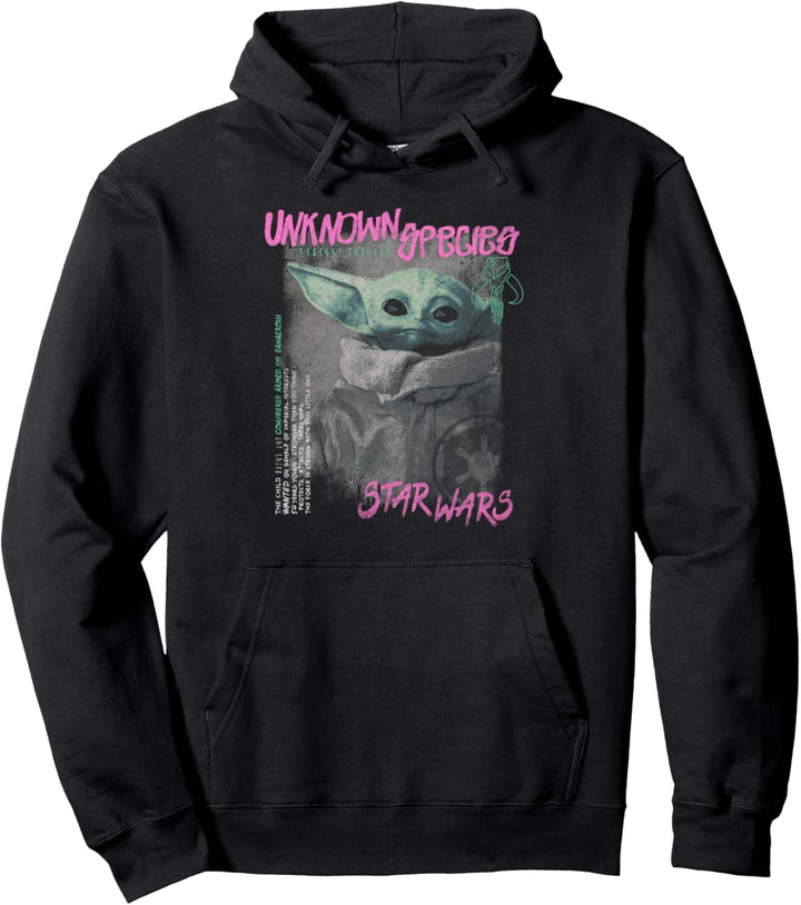 Star Wars The Mandalorian The Child Unknown Species Grunge Pullover Hoodie